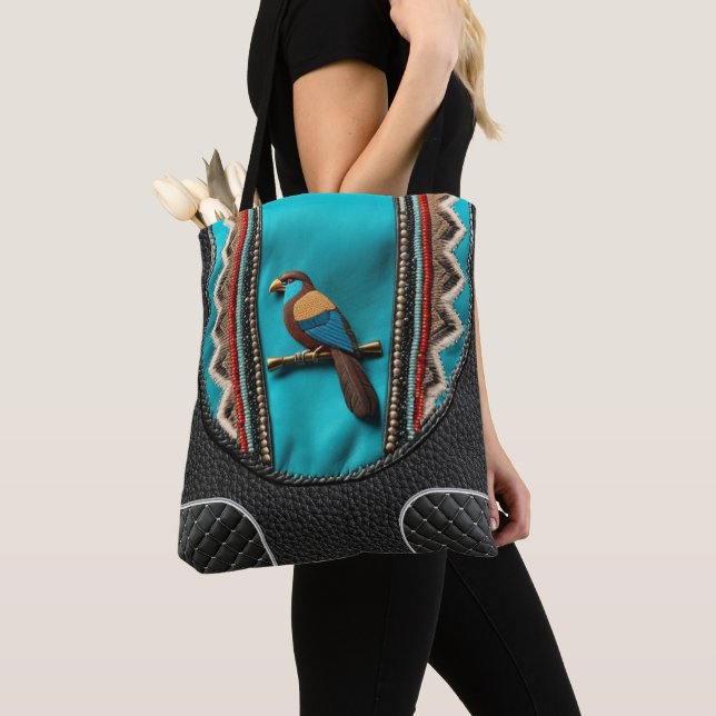 Native Hawk: Tote Bag (Close Up)