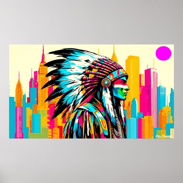 NATIVE HERITAGE MONTH-WARRIORS 15 POSTER (Front)