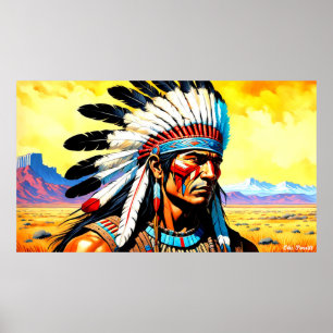 NATIVE HERITAGE MONTH-WARRIORS 8 POSTER