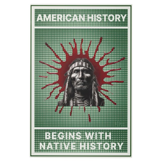 Native History Metal Sign (Front)