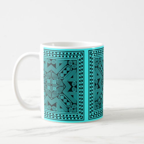 Native Hmong Hill Tribe Pattern Coffee Mug