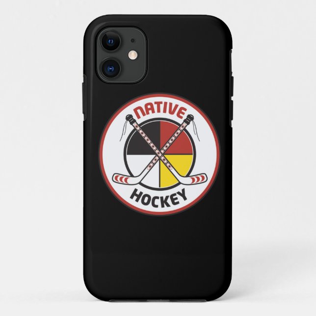 Native Hockey Phone Case (Back)
