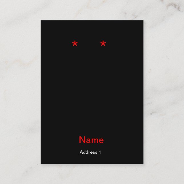 Native horses earring blank business card (Front)