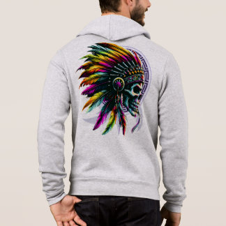 Native Indian Skull Hoodie
