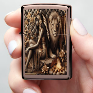 Native Indian Spirit of Regal Power Zippo Lighter
