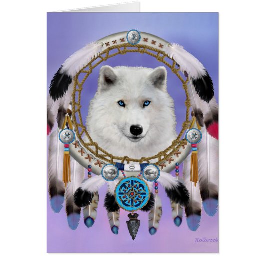 Native Indian Wolf Spirit Cards (Front)