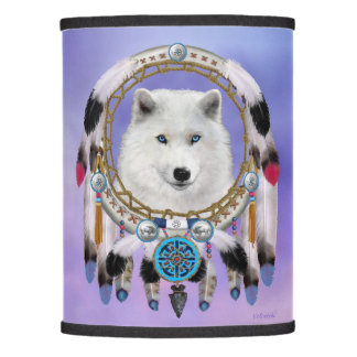 Native Indian Wolf Spirit Lamp Shade
