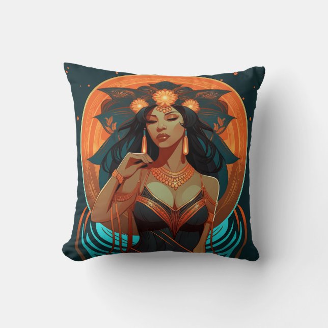 NATIVE  INSPIRATION #2 THROW PILLOW (Front)