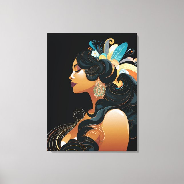 NATIVE INSPIRATION #3 CANVAS PRINT (Front)