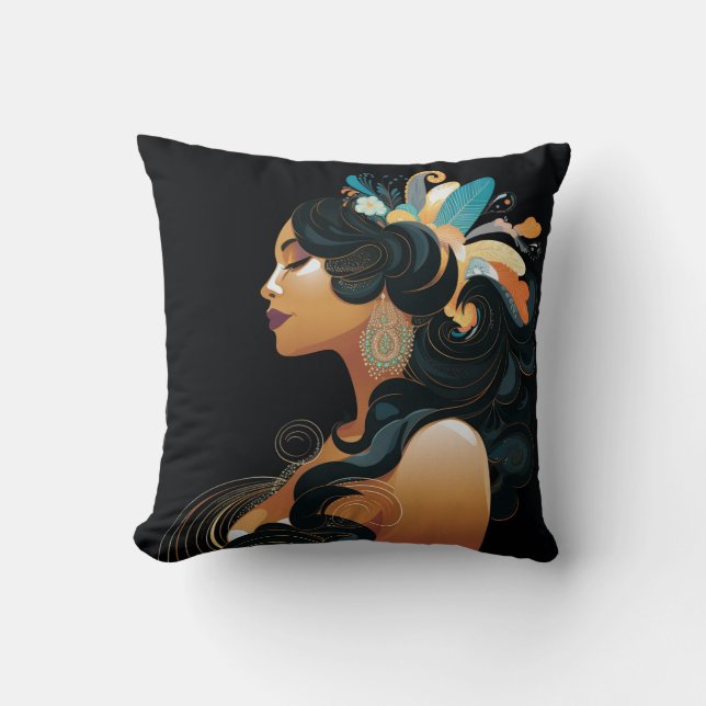 NATIVE INSPIRATION #3 THROW PILLOW (Front)