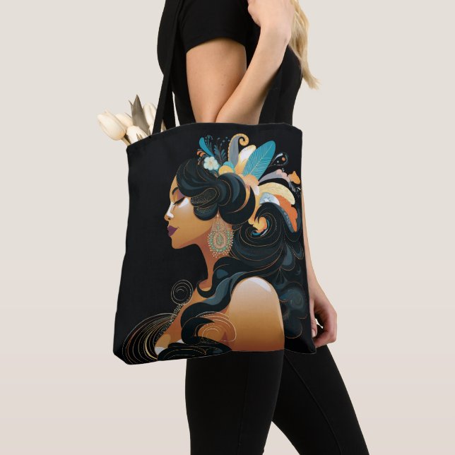 NATIVE INSPIRATION #3 TOTE BAG (Close Up)