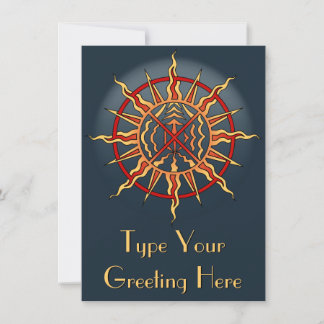Native Invitations Personalized Native Spirit Card