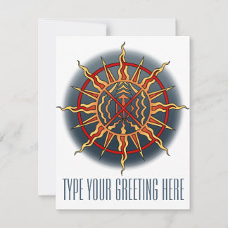 Native Invitations Personalized Native Spirit Card