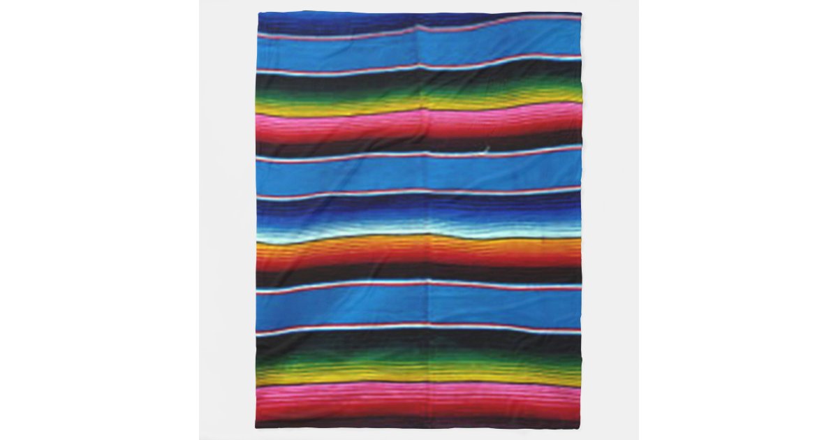 NATIVE MEXICAN (Simulated) Fleece Blankets