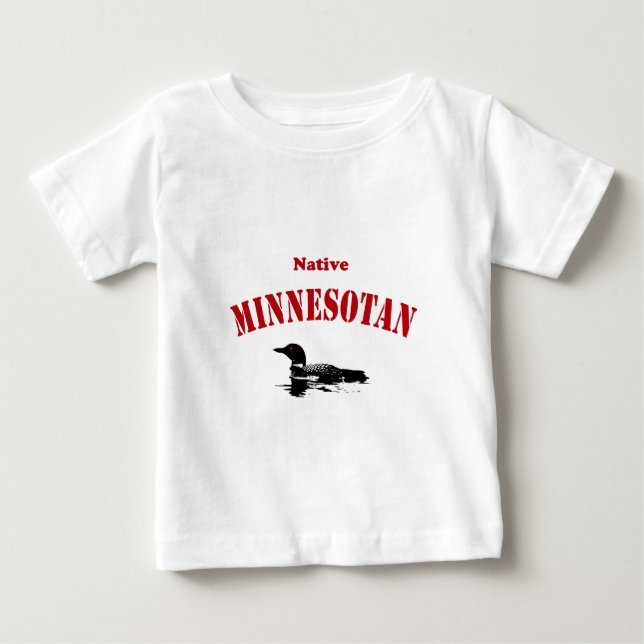 Native Minnesotan Baby T-Shirt (Front)