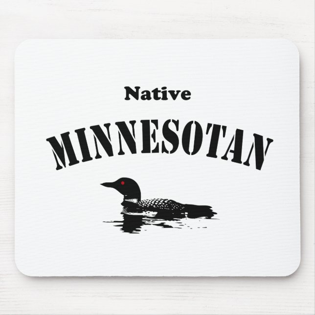Native Minnesotan Mouse Pad (Front)