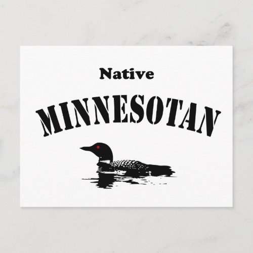 Native Minnesotan Postcard