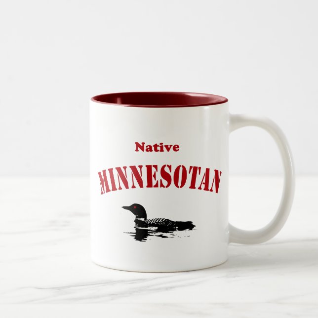 Native Minnesotan Two-Tone Coffee Mug (Right)