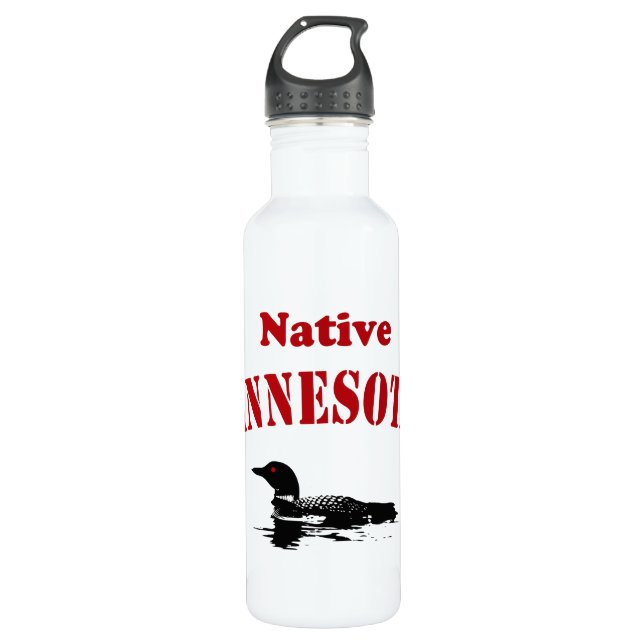 Native Minnesotan Water Bottle (Front)