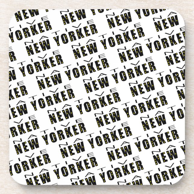 Native New Yorker Beverage Coaster (Front)