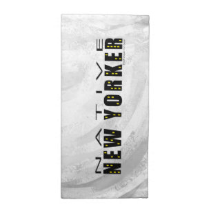 Native New Yorker black Cloth Napkin