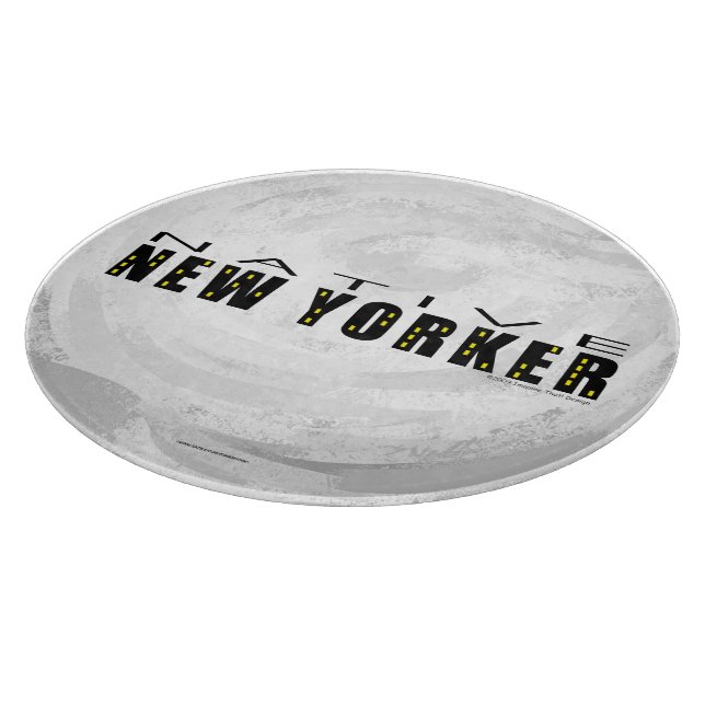 Native New Yorker black Cutting Board (Corner)