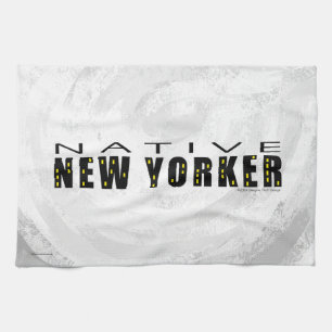 Native New Yorker black Towel