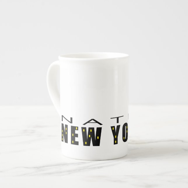 Native New Yorker Bone China Mug (Front Left)