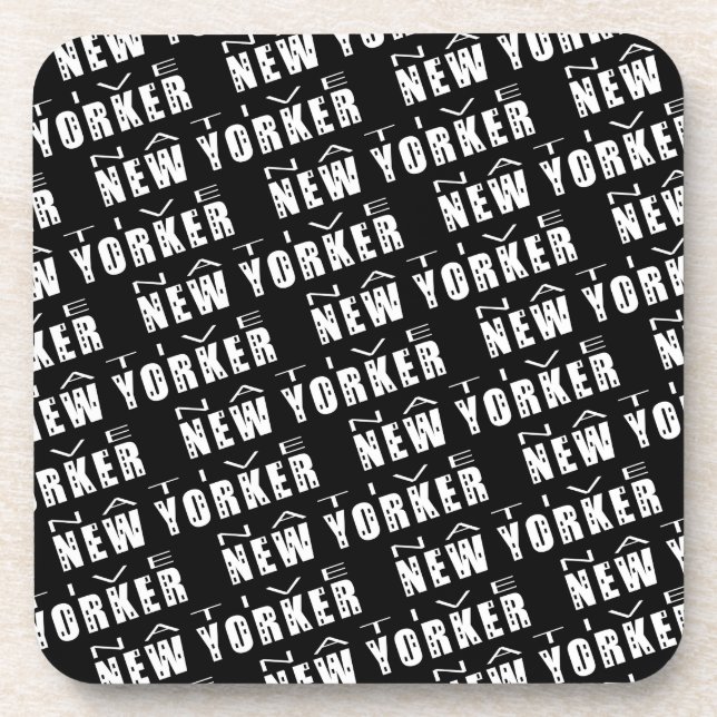 Native New Yorker Drink Coaster (Front)