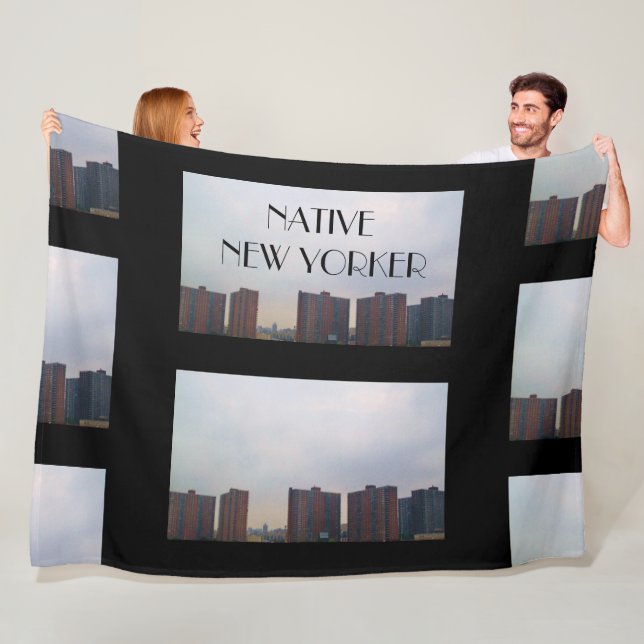 NATIVE NEW YORKER FLEECE BLANKET (In Situ)