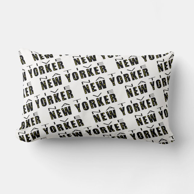 Native New Yorker Lumbar Pillow (Front)