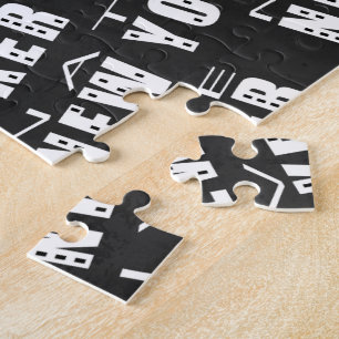 Native New Yorker Pattern Jigsaw Puzzle