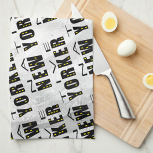 Native New Yorker Pattern Kitchen Towel