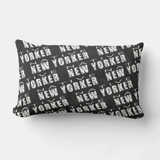 Native New Yorker Pattern Lumbar Pillow (Front)