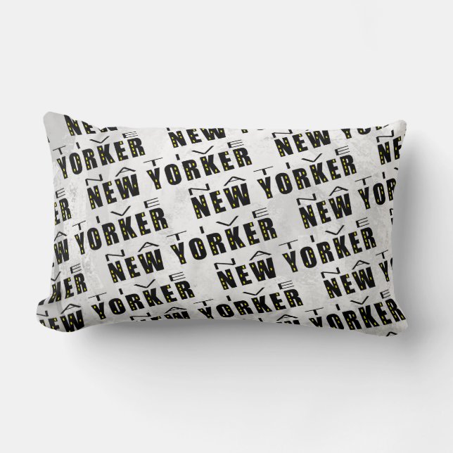 Native New Yorker Pattern Lumbar Pillow (Front)