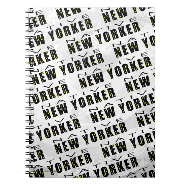 Native New Yorker Pattern Notebook (Front)