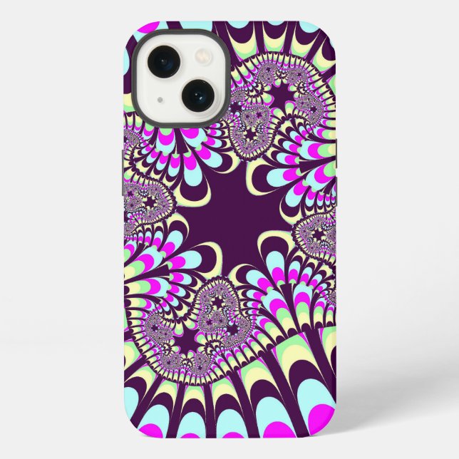 Native Paint Flower Iphone Case (Back)