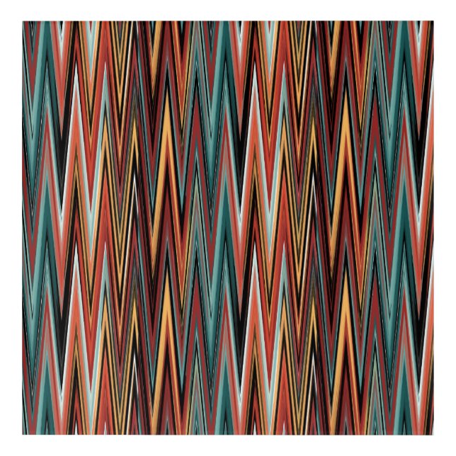 Native Peaks Acrylic Print (Front)