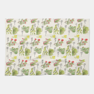 Native Plants Hawaii Volcano Trail Kitchen Towels