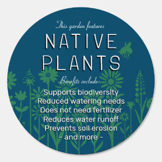 Native Plants Yard Sign