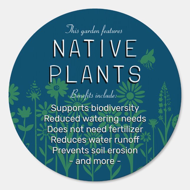 Native Plants Yard Sign (Front)