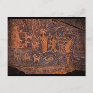 Native Prehistoric Rock Art Postcard