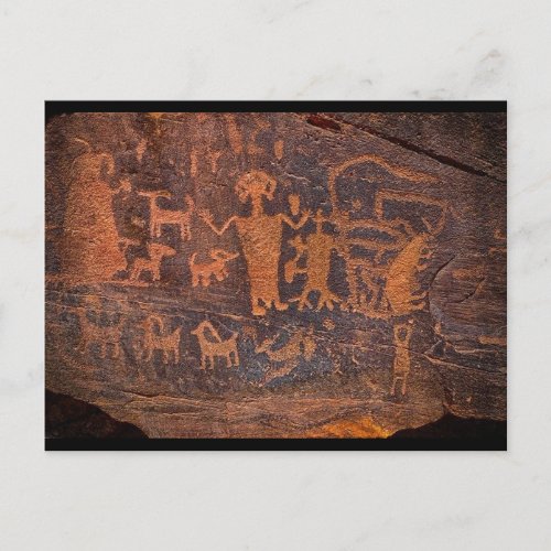 Native Prehistoric Rock Art Postcard