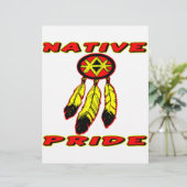 Native Pride 3 Feathers (Standing Front)