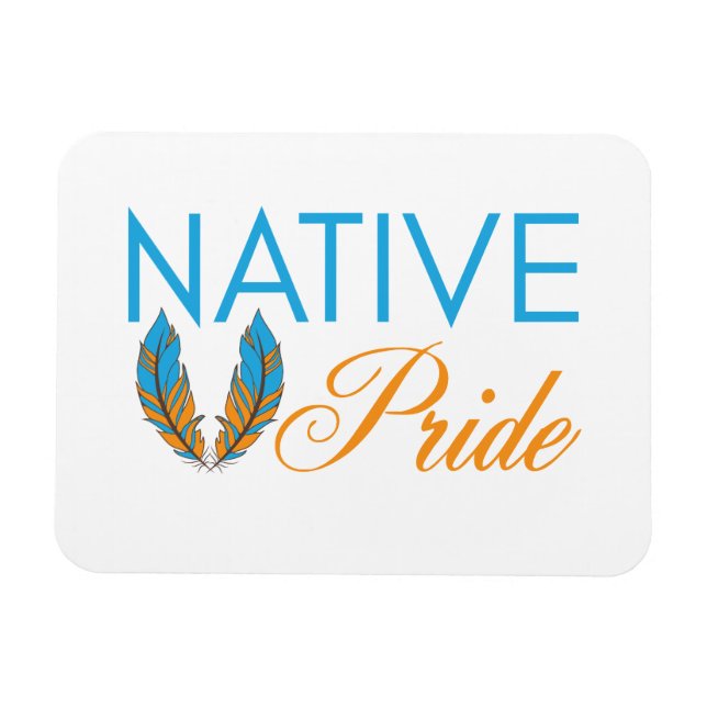 Native Pride Feathers Flexible Magnet (Horizontal)