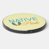 Native Pride Feathers Wireless Charger (Front 2)