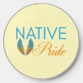Native Pride Feathers Wireless Charger (Front)