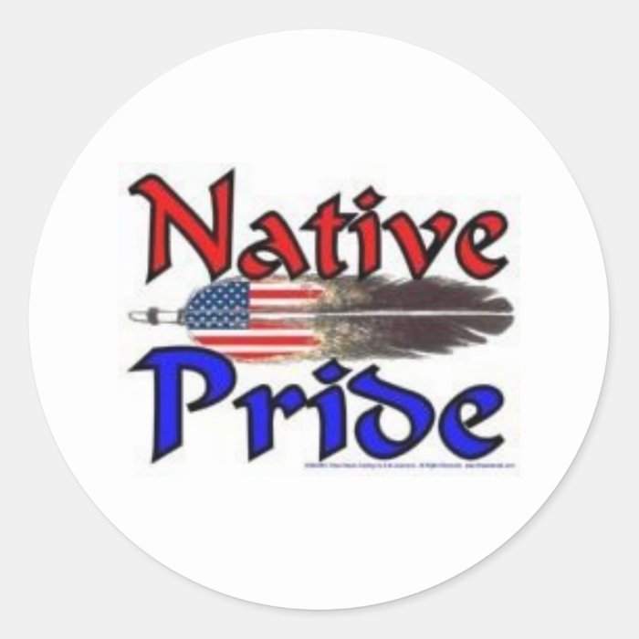 NATIVE PRIDE GEAR STICKERS