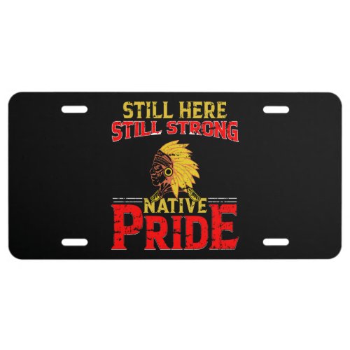 Native Pride License Plate
