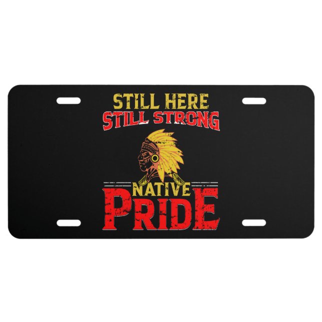 Native Pride License Plate (Front)